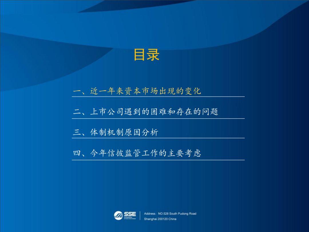 【上交所】近期监管形势和政策动态分析