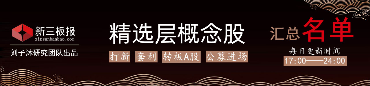最新新三板精选层名单,2020年新三板精选层名单